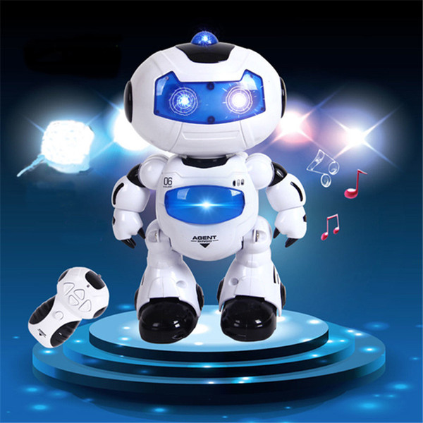 High Quality Electric Intelligent Cute Robot Remote Controlled RC Musical Dancing Robot Walk Lightenning Robot For Children Gift