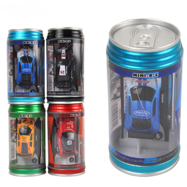 Coke Can Mini RC Radio Remote Control Micro Vehicle Boy Racing Car Toy Birthday Gift