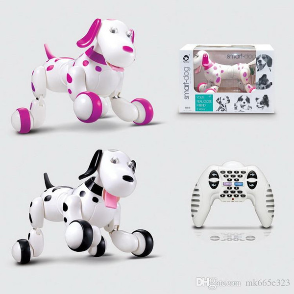 Interesting Intelligent Remote Control Machine Dog 2.4G Programmable Electric Toy Dog Multi - functional Ben Stupid Dog