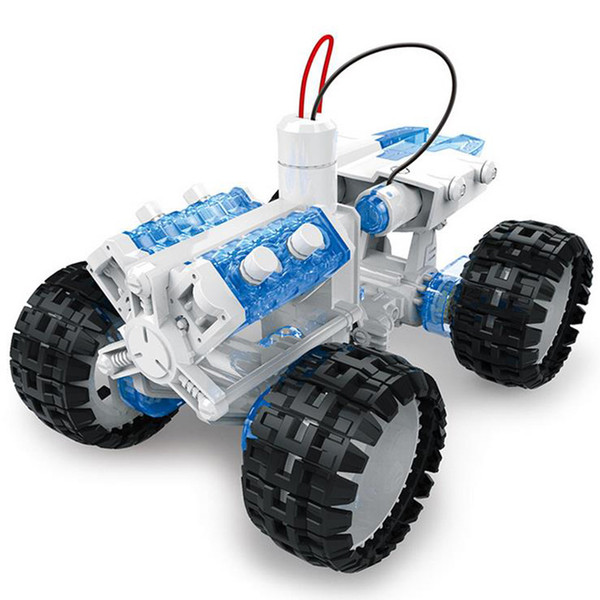 Brine Power Self-assembled Space Vehicle Crawler Car Salt Water Fueled DIY Self Assembled Space Vehicle Educational Toy