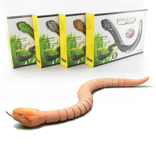 10pcs/lot IR RC Snaker Centipede Bionic Reptile Animal 3CH Infrared Remote Radio Control Ratlesnake Chilopod Scolopendra Tricky Brains Toys