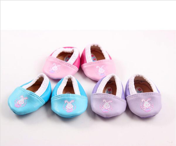 New rabbit shape shoes for 43cm zapf doll doll accessories, send a child the best birthday gift (only selling shoes)