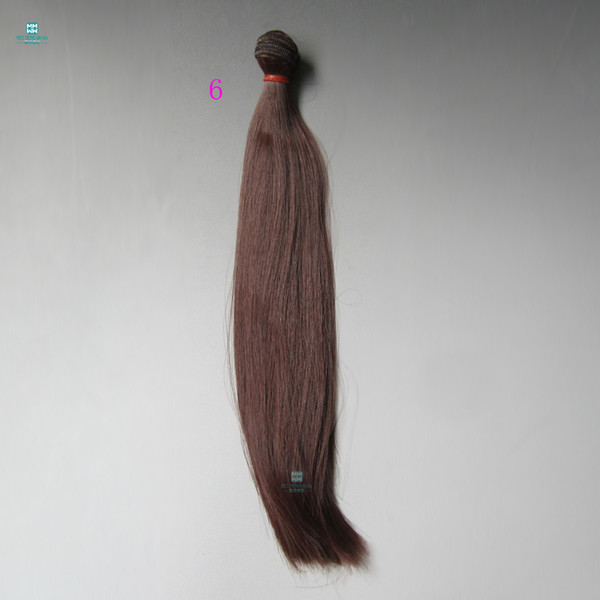 1pcs 30cm*100cm Doll accessories Straight hair for 1/3 1/4 1/6 BJD/SD doll wigs Brown Light Gold