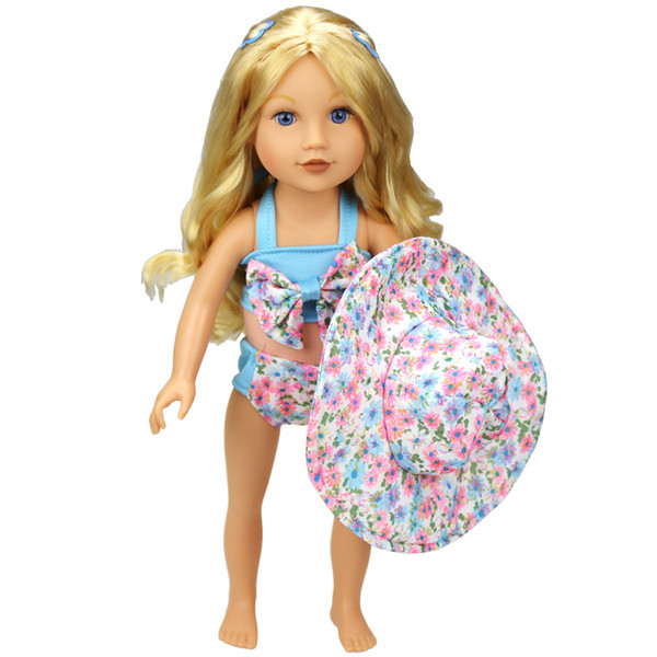 Doll Accessories Fashion swimsuit Clothes for dolls fits18 inch 45cm American girl