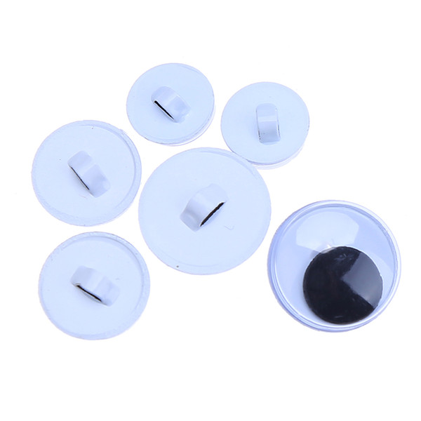 300PCS Mixed Size 8mm/10mm/12mm Sewing Round Movable Eye Plastic For Toy DIY Doll Accessories