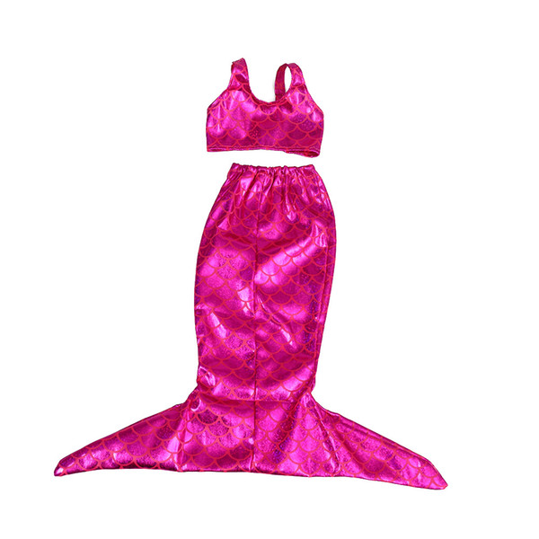 1 Set Hot Popular American Girl Baby Mermaid Tail Costume Doll Clothes for 18