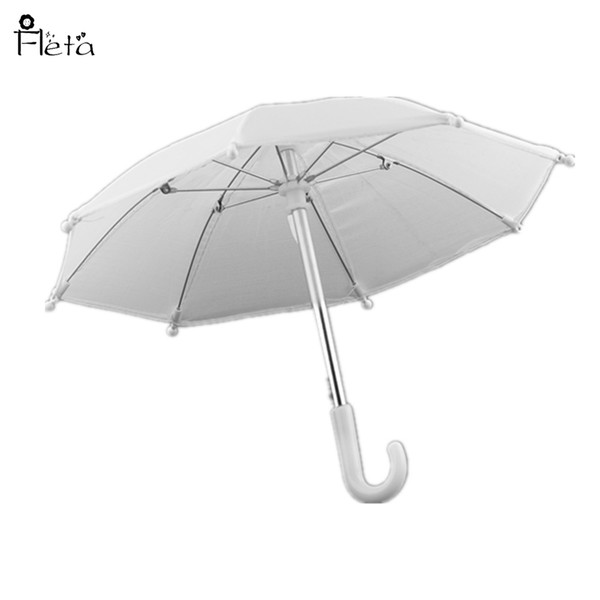 Fleta New American girl 10 color cute 28 * 22 inches toy small umbrella fits 18 inch doll DIY doll accessories b895-b904