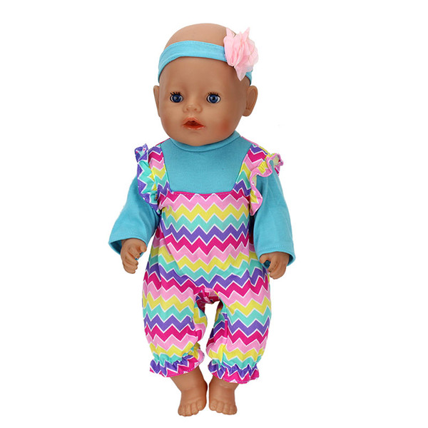 New Arrivals Dolls Suits Fit For 43cm Baby Born Zapf Doll Reborn Baby Clothes 17inch Doll Accessories