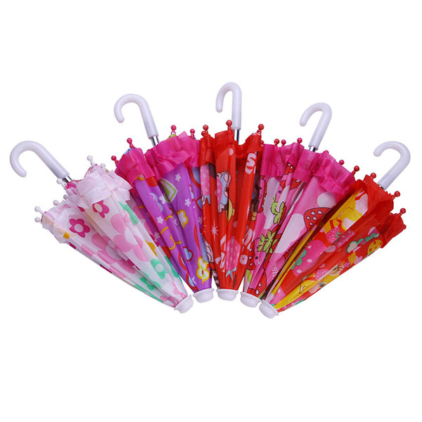 Doll Accessories,A variety of colored umbrellas fit 18