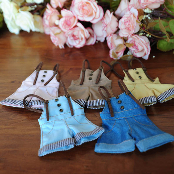 Fashion 1:6 Jeans Casual Wear Clothes For Blythe Dolls Suspender Trousers or T-Shirt for Blyth For Licca 1/6 Dolls Accessories