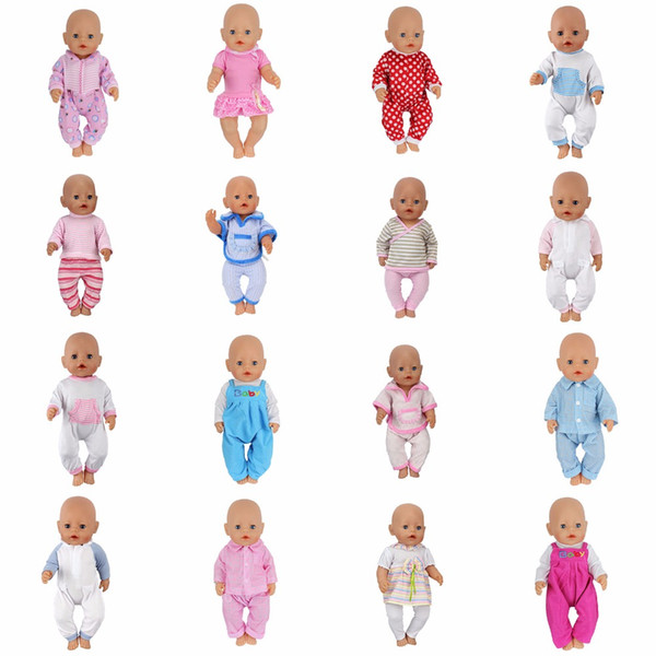 Doll Jump Suits Fit For 43cm Baby Born Zapf Doll Reborn Baby Clothes