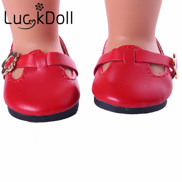 Doll accessories Best gift for children,hot selling popular leather shoes fit 18 inch American girl doll N739-N744