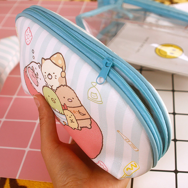 3pcs/set Cartoon San-X Sumikko Gurashi Case Little Twin Stars Stitch Waterpoof Bags For Kids coin purses Doll Accessories