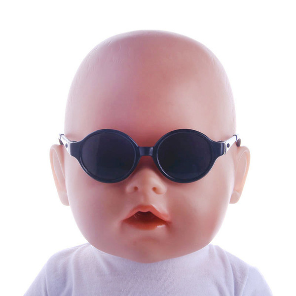 Five new fashion sunglasses Fit For American Girl Doll 18 inch American Girl Doll,43CM Newborn baby doll Accessories