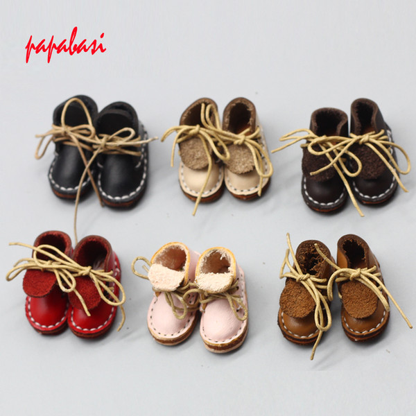 Doll Accessories shoes for BJD blyth doll 1/6 30cm 1/8 DOLLS Leather shoes