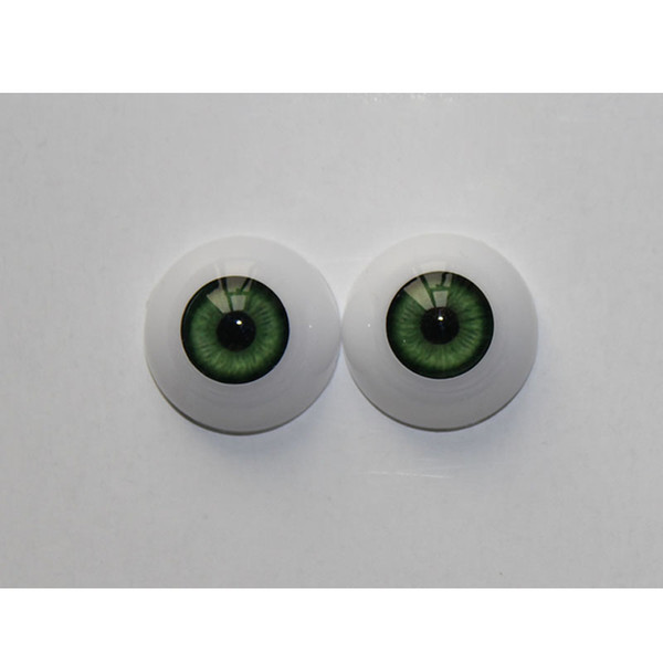 Realistic Acrylic Doll Eyeballs 22 mm Suit For 22'' Reborn Baby Dolls Accessories 2 Pairs Eyes 6 Bright Color Can Choose