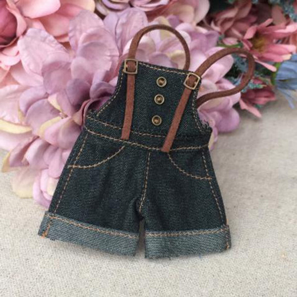 1PCS Fashion Doll's Overalls Bib Pants Blyth Doll Clothes For Licca, Azone 1/6 Doll Accessories