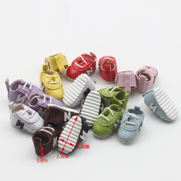 1 Pair 2.3cm Fashion Sport Shoes for Blyth, Azone, OB, Licca, Momoko 1/6 Doll Accessories