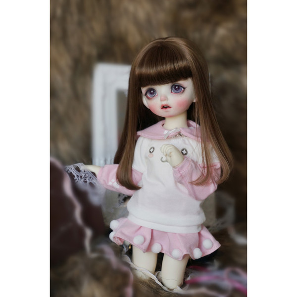 New Arrivals Cute Pullover Sweatshirt and Skirt Outfit for 1/6 BJD SD AS LUTS Doll Dollfie Clothes Clothing Dolls Accessory Gift