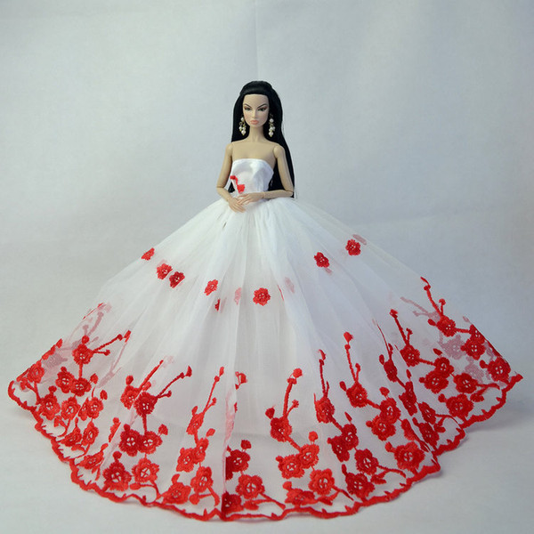 Hazy beauty Doll Accessories Evening Wedding Dress Clothes For BB Doll BBI0015