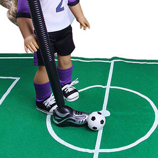 18 Inch American Girl Doll Accessories Scene Toys Mini Soccer Field Suit That Includes Lawn Club/football/grid Fast Food Toys