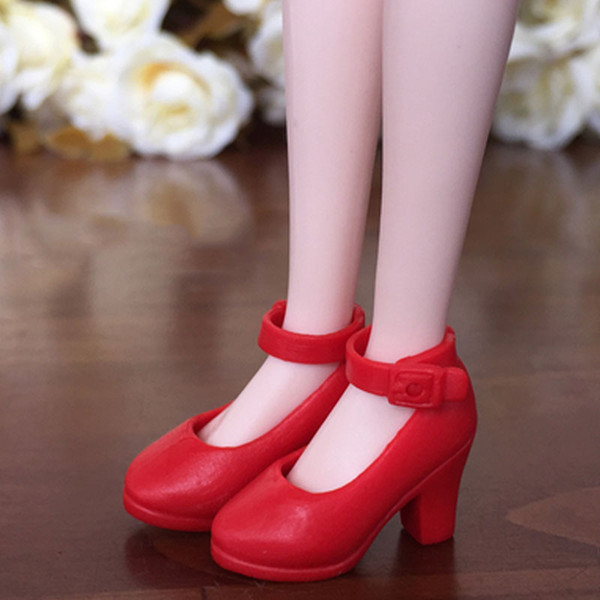 1Pair High-Heel Shoes For Blythe Dolls 1/6 Fashion Shoes For Licca Doll Mini Shoes For Momoko 1/6 BJD Doll Accessories