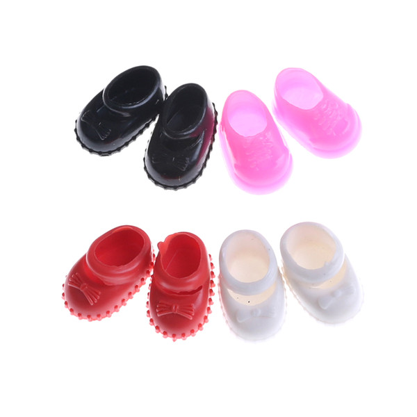 20pairs Cute Mini Doll Shoes Fashion Colorful Assorted Shoes for Doll with Different Styles Multi-Style