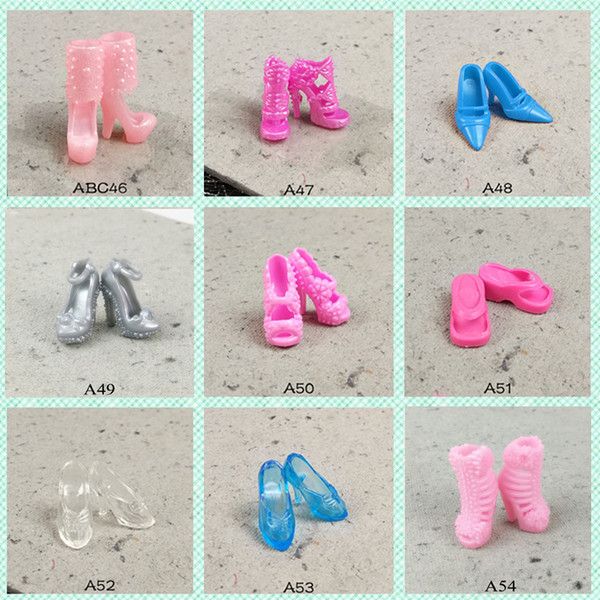 Plain Body Doll General Shoe Accessories Middle And Short Boots High Heeled Shoes For Baking Cake Shoe Accessory