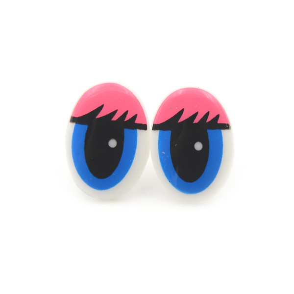 doll eyes cartoon safety eyes nose for dolls toys Sole For Teddy Bear Stuffed Toys Snap Animal Puppet Dolls Craft 25 Pair 50pcs/set