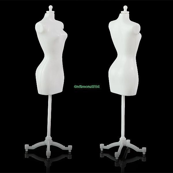 Wholesale-5pcs detachable mannequin clothes dress display stand for cute  doll ES1129