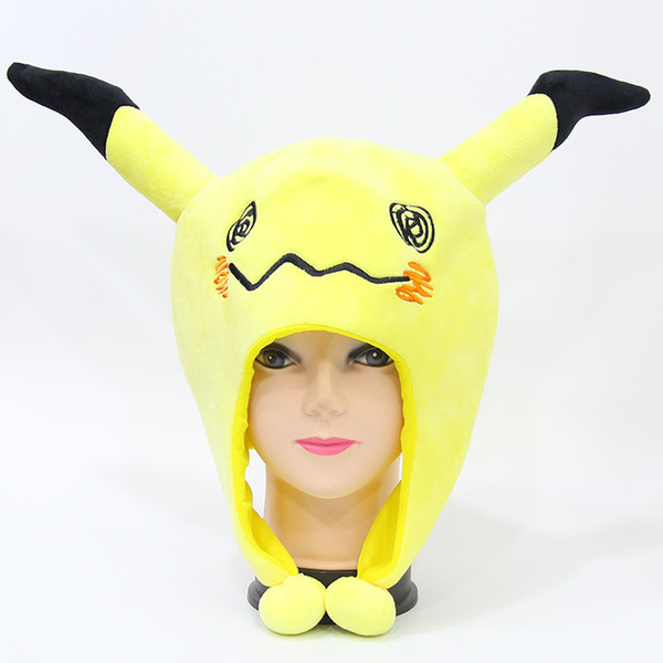 NEW Sun And Moon Mimikyu Winter Hat Plush Cap For Best Christmas Gifts ( 5pcs/Lot - Size : 22cm )