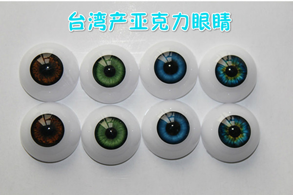 5 Pair/pack DIY Reborn Dolls Eyes 20mm 22mm 24mm Blue Brown Green Color Doll Accessories High Quality Acrylic Eyes Lifelike