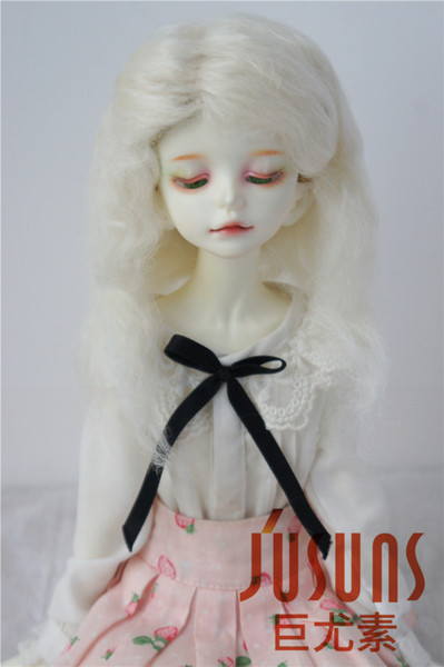 1/4 MSD Fantasy Mohair BJD Doll Wig 7-8 inch Pretty Hair Doll Accessories JD108 Brand New