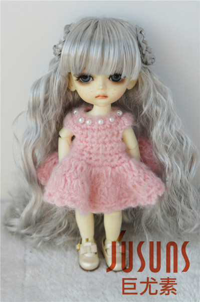 Jusuns 5-6inch Doll Wig 1/8 Fairly Sobazu BJD Wig Synthetic Mohair Doll Accessories 7 Colors Available JD098