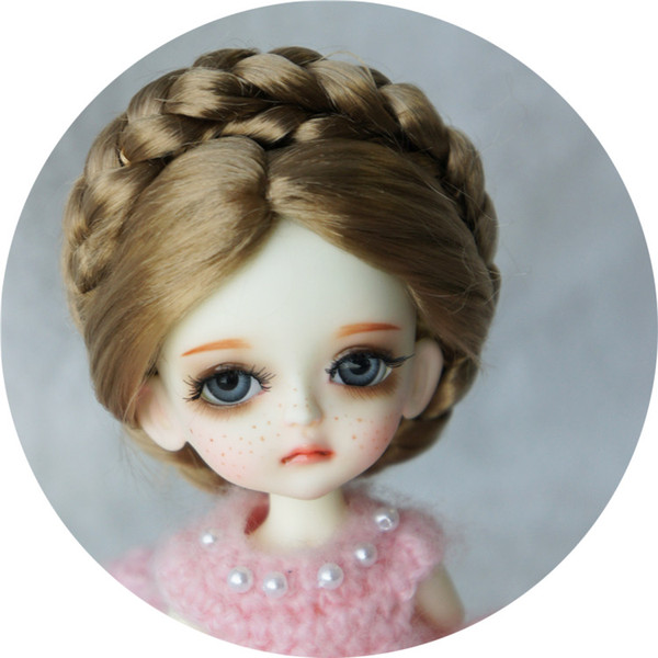 Jusuns 5-6inch Doll Wig Tymoshenko Doll Hair 1/8 Synthetic Mohair BJD Wigs 4 Colors Available JD101