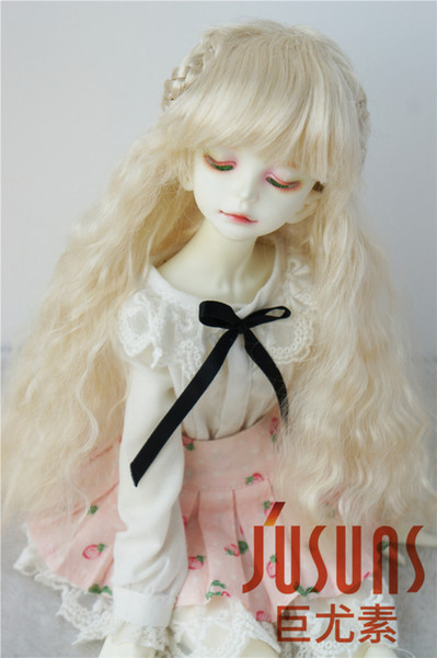 Jusuns 7-8inch Doll Wig 1/4 Fairly Sobazu BJD Wig Synthetic Mohair Doll Accessories Blond Wig JD098