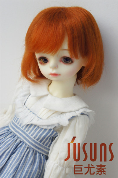 Jusuns 8-9inch Short BoBo Cut Doll Hair 1/3 Mohair BJD Doll Wigs Lati Doll accessories 6 Colors Available JD042