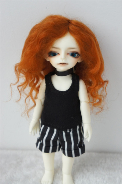 Jusuns 1/12 Baby Wave Curly Mohair BJD Doll Wigs 4-5inch Doll Accessories 6 Colors Available JD039