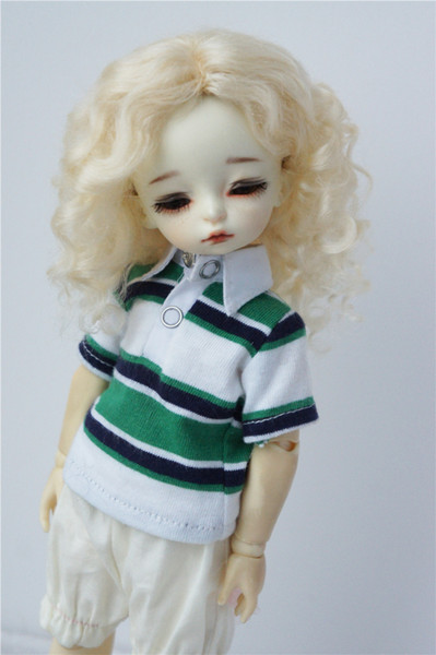 Jusuns 1/6 Baby Wave Curly Mohair BJD Doll Wigs YOSD 6-7inch Doll Accessories 8 Colors Available JD039