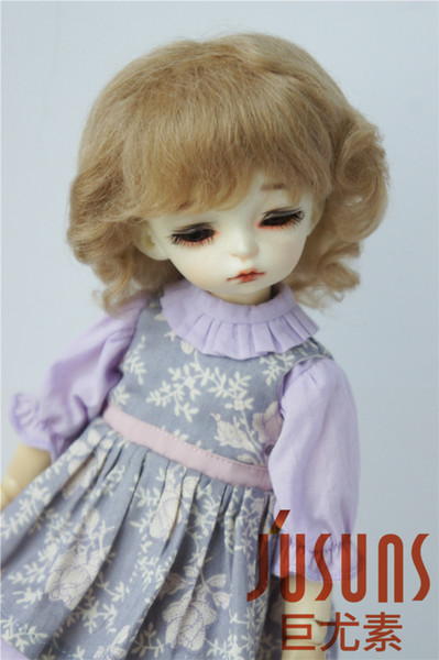 Jusuns Doll Wigs 6-7inch Baby Wave Sophia Mohair Doll Wigs 1/6 BJD Doll Accessories 6 Colors Available JD012