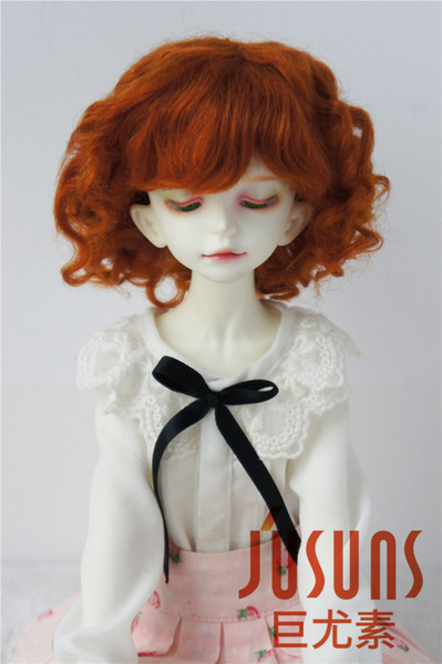 Jusuns Doll Wigs 7-8inch Baby Wave Sophia Mohair Doll Wigs 1/4 BJD Doll Accessories 6 Colors Available JD012