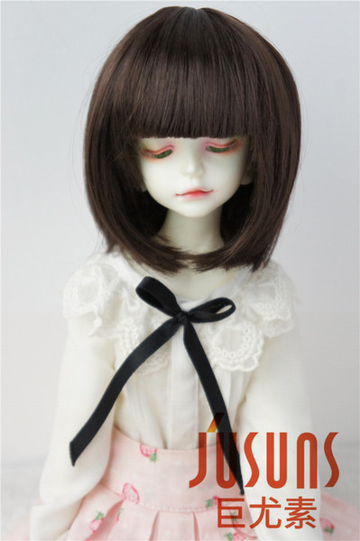 7-8inch Doll Wigs JD026 Tender BOBO Synthetic Mohair Doll Wig 1/4 BJD Doll Hair 5 Colors Available