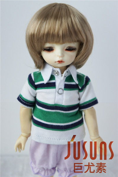 Jusuns 6-7inch Short Cut Doll Wig Synthetic Mohair Doll Wigs YOSD 1/6 BJD Doll Accessories 7 Colors Available JD019