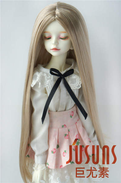 Jusuns Long Forest Straight Doll Hair 7-8inch Synthetic Mohair Doll Wig 1/4 BJD Doll Accessories 6 Colors JD016