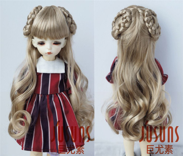 Wigs Only! Jusuns 6-7inch Doll Hair Celin Long Synthetic Mohair Doll Wigs 1/6 YOSD BJD Accessories JD125