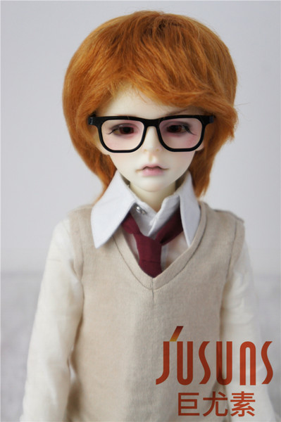 Jusuns 7-8inch Doll Wigs 1/4 Short Cut Mohair BJD Doll Hair MSD Vinyl Doll Accessories 4 Colors JD133