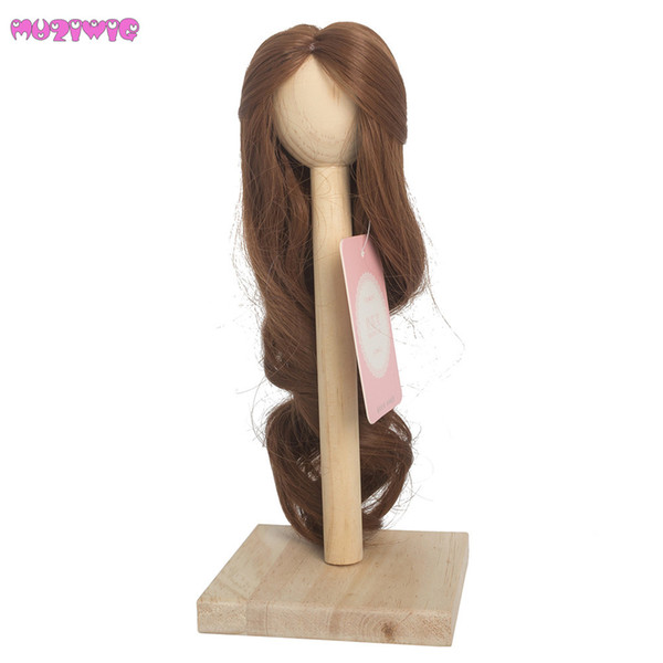 MUZIWIG BJD 1/3 1/4 1/6 Doll Hair Wigs Long Loose Wavy Synthetic Hair for SD Dolls Wigs Accessories