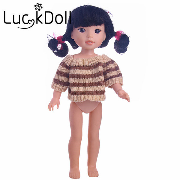 New arrives Hand made small sweater for 14.5 inch American girl doll accessories, children's gift(Only clothes)