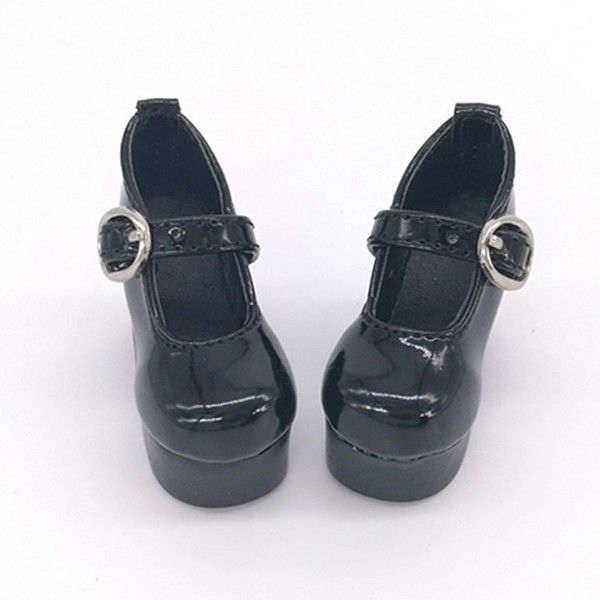 6cm PU Punks Heels BJD Doll Shoes,Leather Chunky Heels Shoes,Women's High Heel For 1/4 Dolls Toy,High Quality Doll Accessories