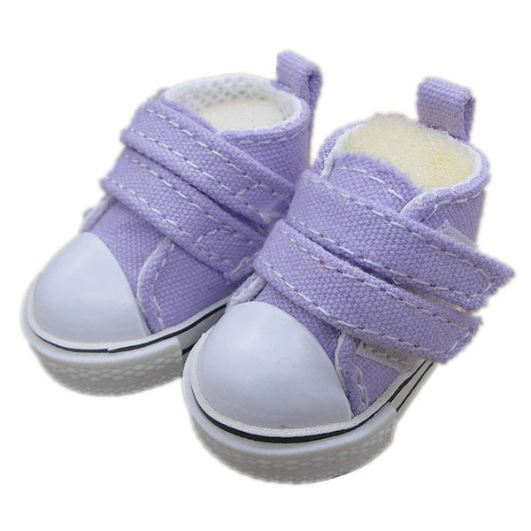 Tilda 5cm Canvas Toy Shoes For BJD Doll,Casual Mini Toy Sneakers 1/6 Bjd Boots Textile Sneakers for Handmade Dolls Accessories